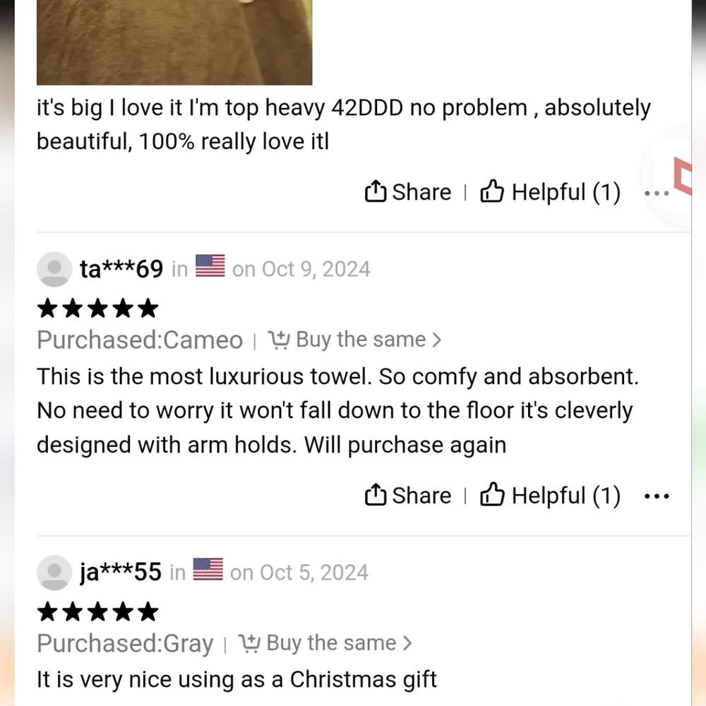 🩷 New Wrap Around Bath Towel  Best Fitting Sizes M&L Pink - Picture 5 of 5